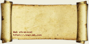 Tajana Galjković vizit kartica